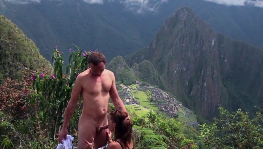 Cima Xxx - Una mamada en la cima de Machu Picchu