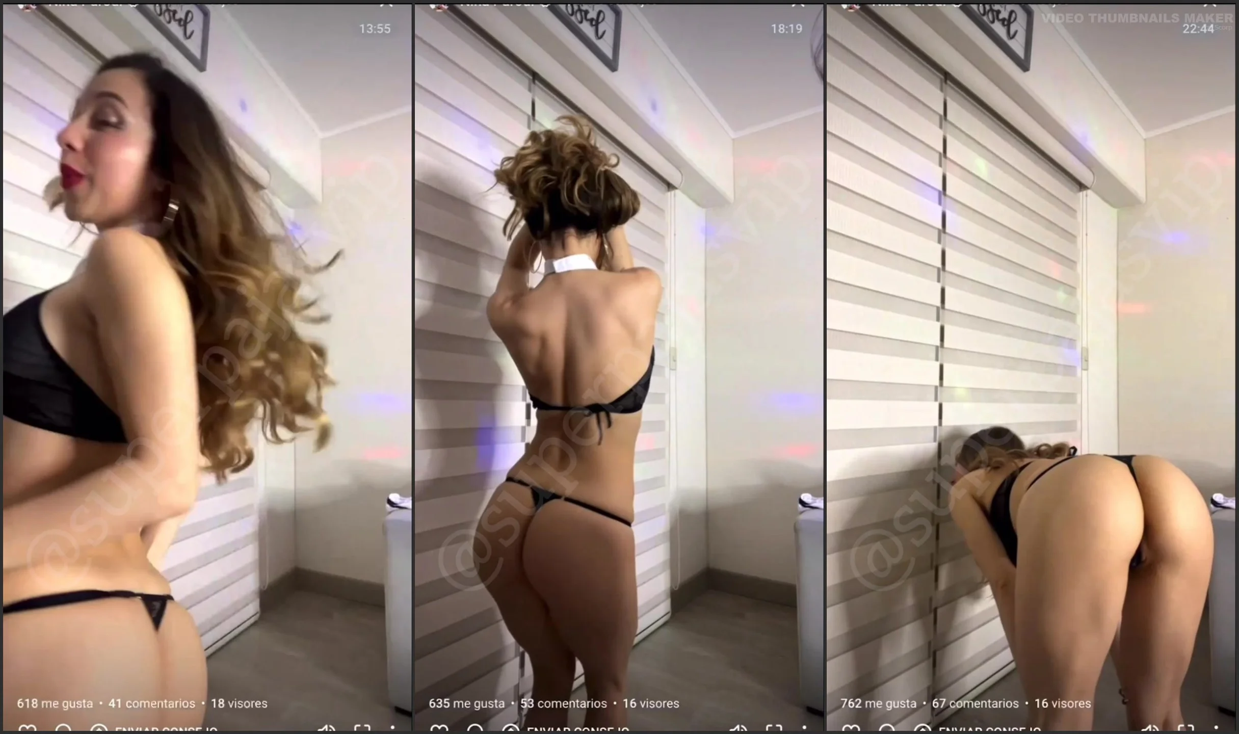 Nina Parodi Bailando Super Hot Live